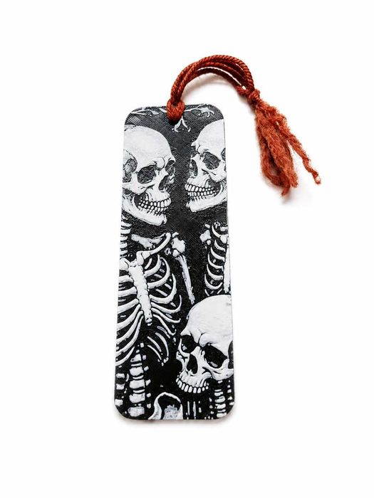 Оригінальні закладки для книг у стилі SKULL/ЗАКЛАДКИ ДЛЯ КНИГ/DARK/панди