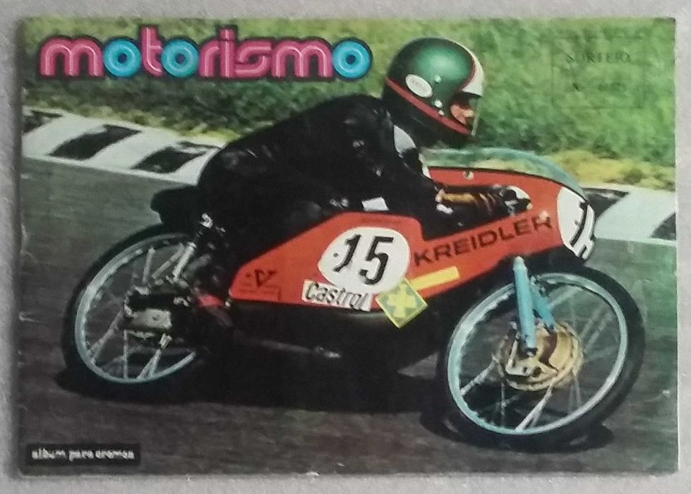 Caderneta de cromos Motorismo