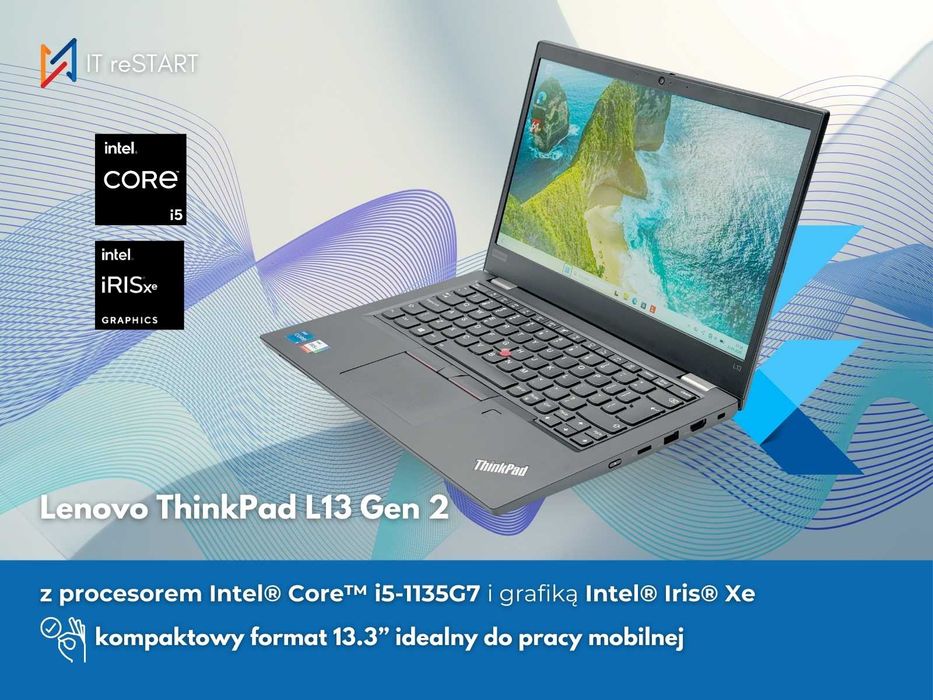 Lenovo ThinkPad L13 Gen 2 i5-1135G7 / 16GB / 256GB / 13.3" / Win 11