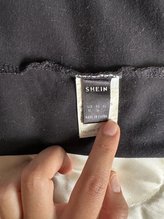 Vestido preto ja usado da shein