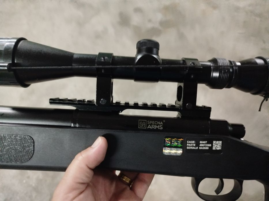 Specna 02 sniper de  airsoft como nova