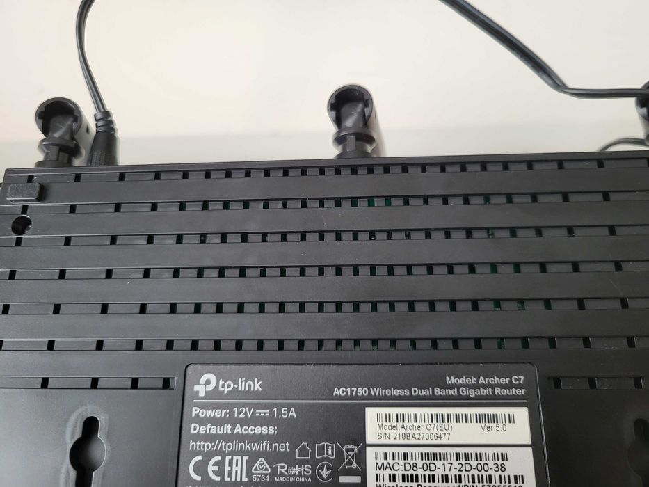 TP link Arcer C7 v.5 AC1750 router wifi