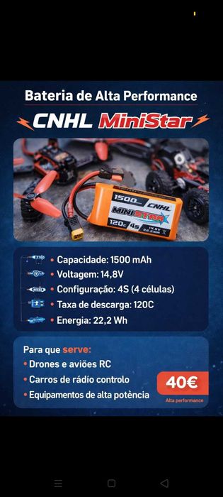 Baterias Lítio 6 Baterias recarregável. Oportunidades