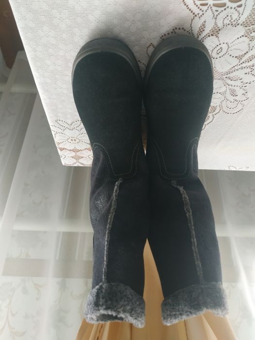Сапоги женские зимние замшевые 37 размер