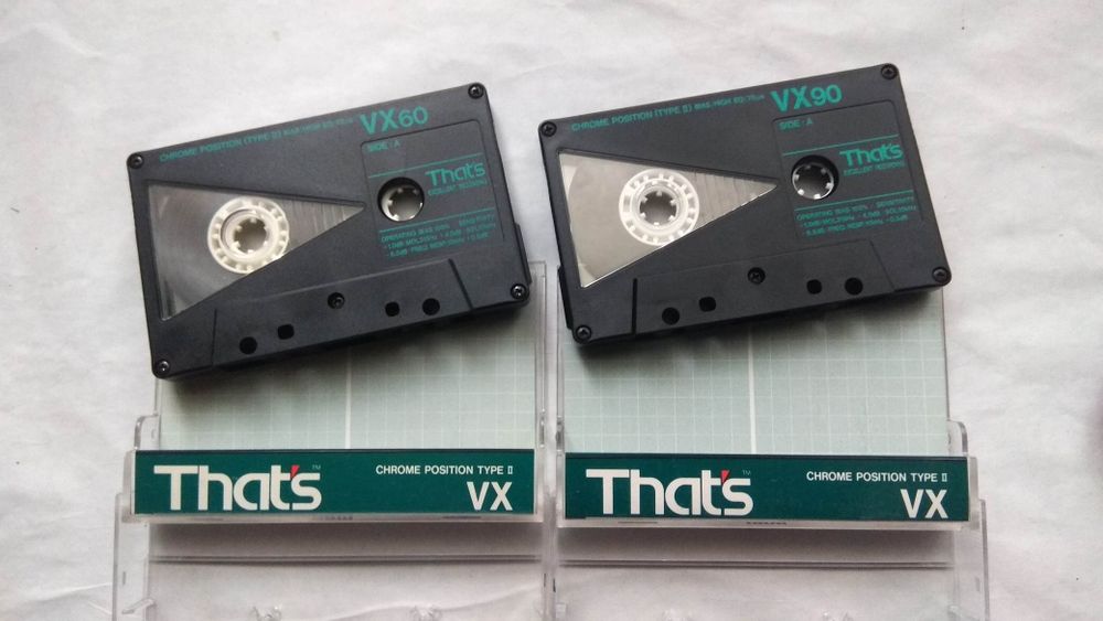 That's VX chrome tape аудіокасета найкраща стрічка топ касета 2шт