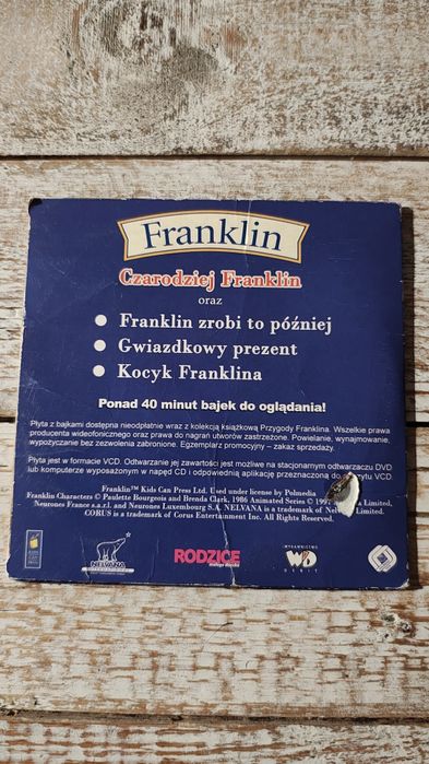 Franklin. Czarodziej Franklin. Vcd