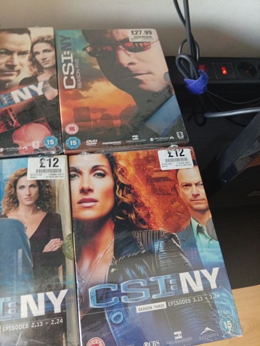 Conjunto de dvds CSI:NY selados