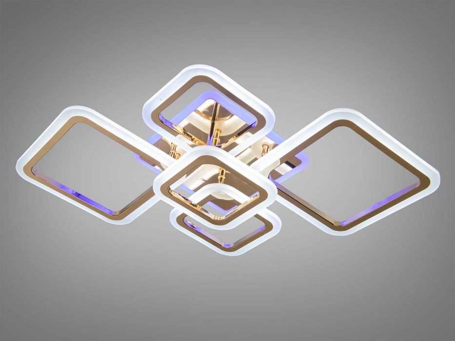 Світлодіодна люстра смарт світильник з пультом, 80W