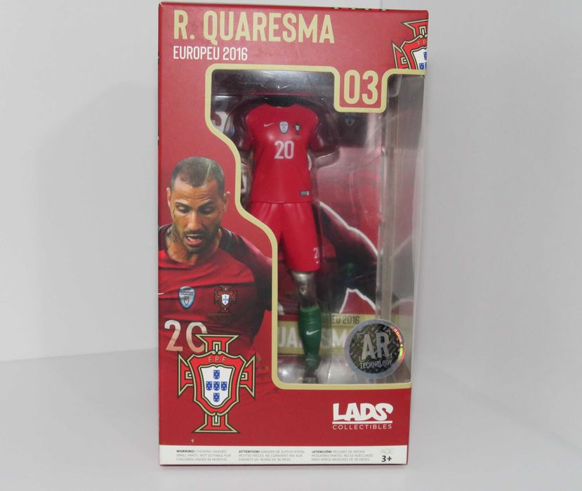 Figura R.Quaresma 03, Europeu 2016 Lads Collectibles Novo/Selado
