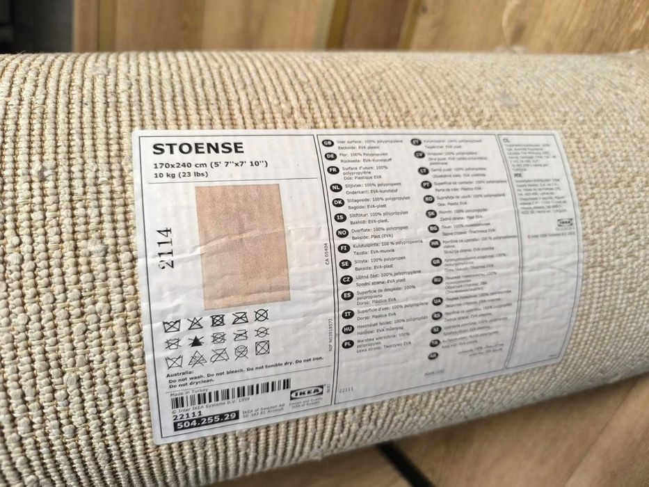 Tapete Ikea Stoense Branco