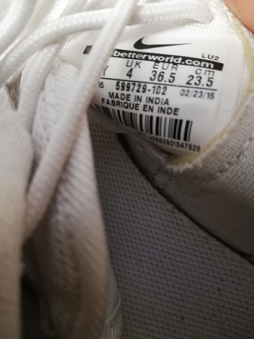 Adidasy damskie białe Nike Roshe One. R. 36,5.