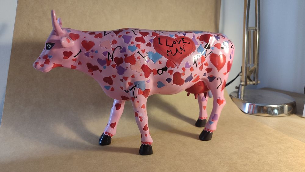 Vaca colecionável cow parade. Sem caixa. Muito raro