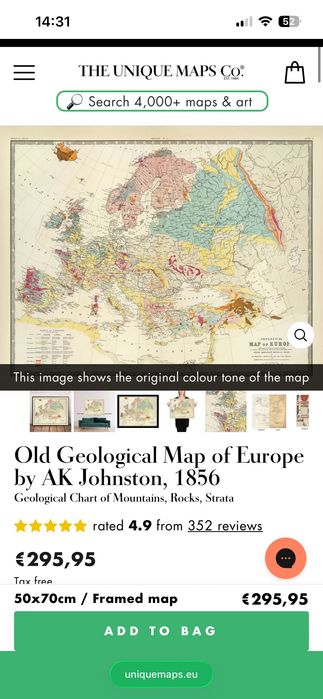 Quadro Geologia da Europa