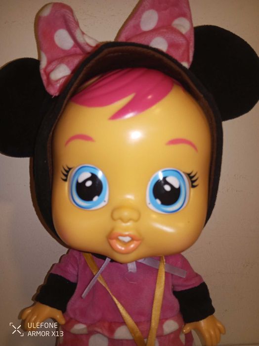 Boneca Cry Babies Minnie Chora Lagrimas De Verdade