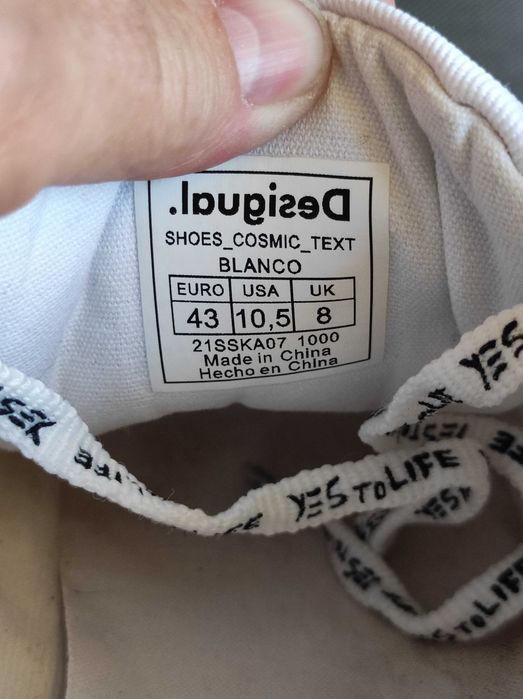Desigual Cosmic Text - Sneakersy r. 43