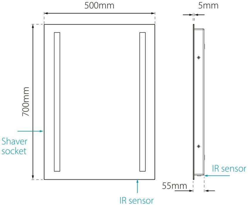 Дзеркало Sensio Kai Plus з Англії