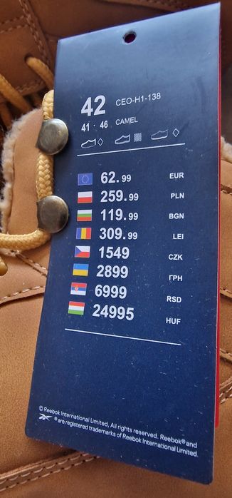 Buty zimowe Reebok