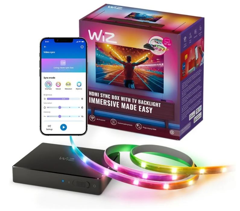 Taśma LED WiZ HDMI sync box do telewizora
