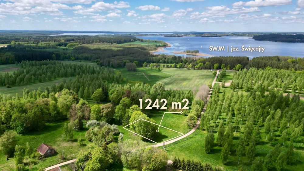 Klimatyczna działka w otoczeniu drzew - 1242 m² - warunki zabudowy pod dom całoroczny - Widok 5