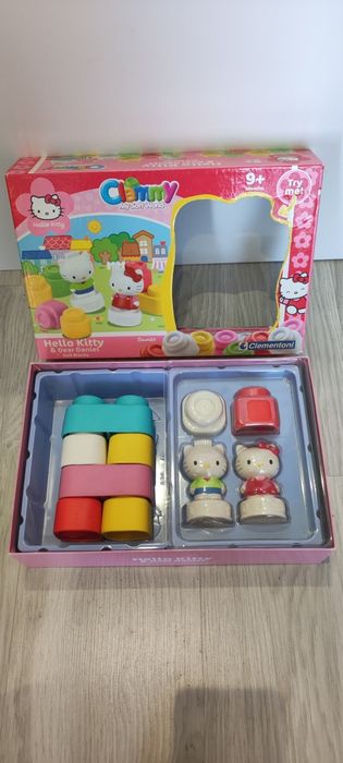 Clemmy miękkie klocki Hello Kitty kotek Clementoni