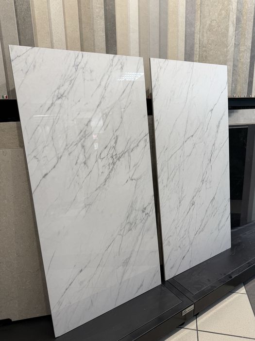 Płytki 59,8 x 119,8 cm Gres Elite White Poler lub Mat szkl rekt Marmur