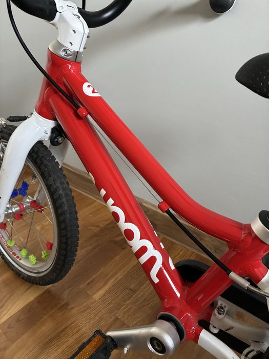 Rower dziecięcy Woom 2 czerwony aluminiowy