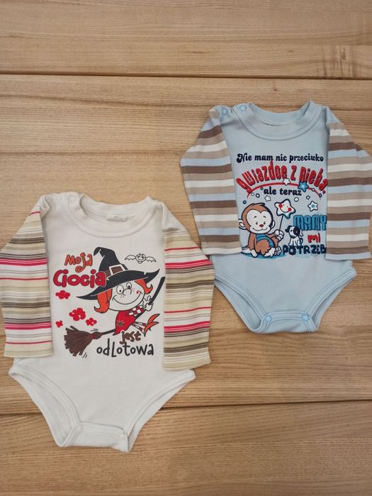 Zestaw ubranek dla chłopca roz 56 i 62