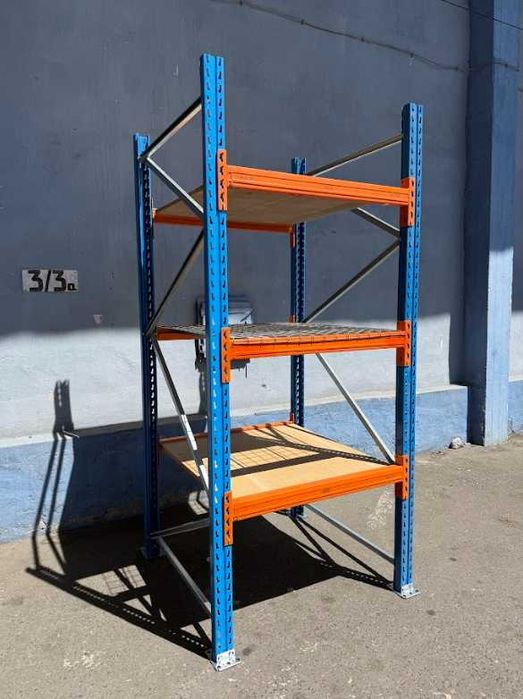 Regał paletowy Stow 2300x1100x970 mm półka siatkowa 3 półki