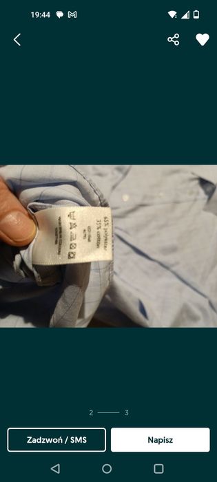 Koszula męska z długim rękawem, XXL