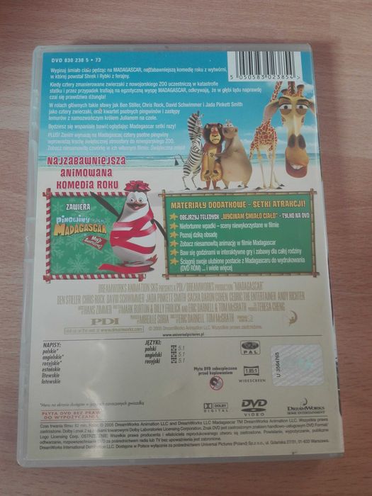 "Madagaskar" DVD
