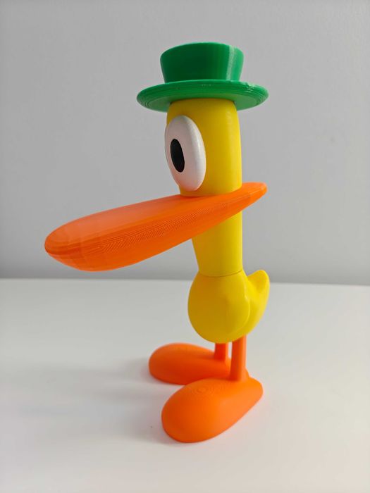 Boneco Pato (Pocoyo) Montável 3D