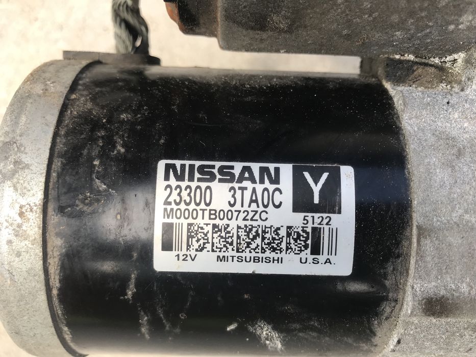 Стартер на ніссан рог rogue знятий з машини з малим пробігом