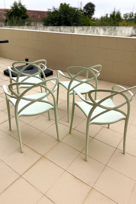 Conjunto 4 Cadeiras Exterior