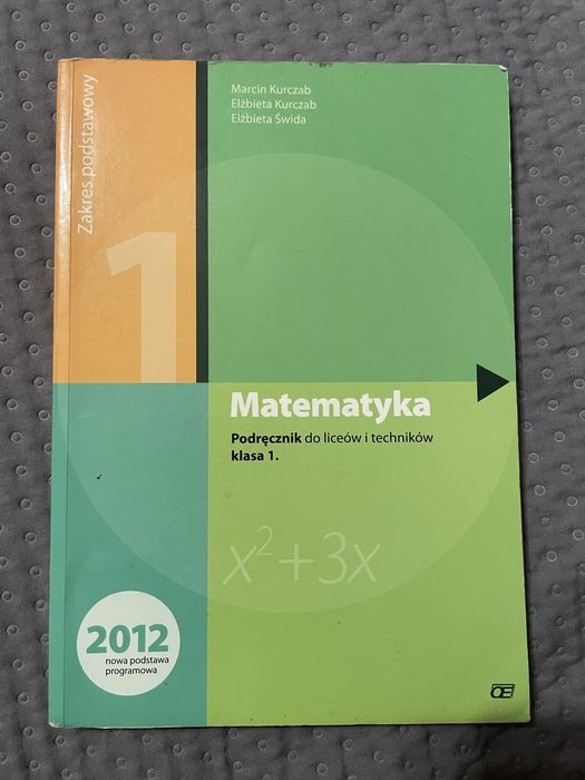 Podręcznik matematyki dla liceów i techników - zakres podstawowy