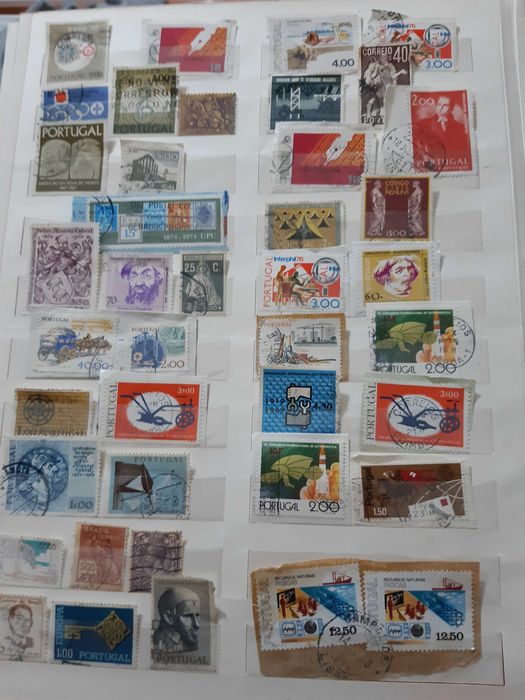 Coleção de selos antigos