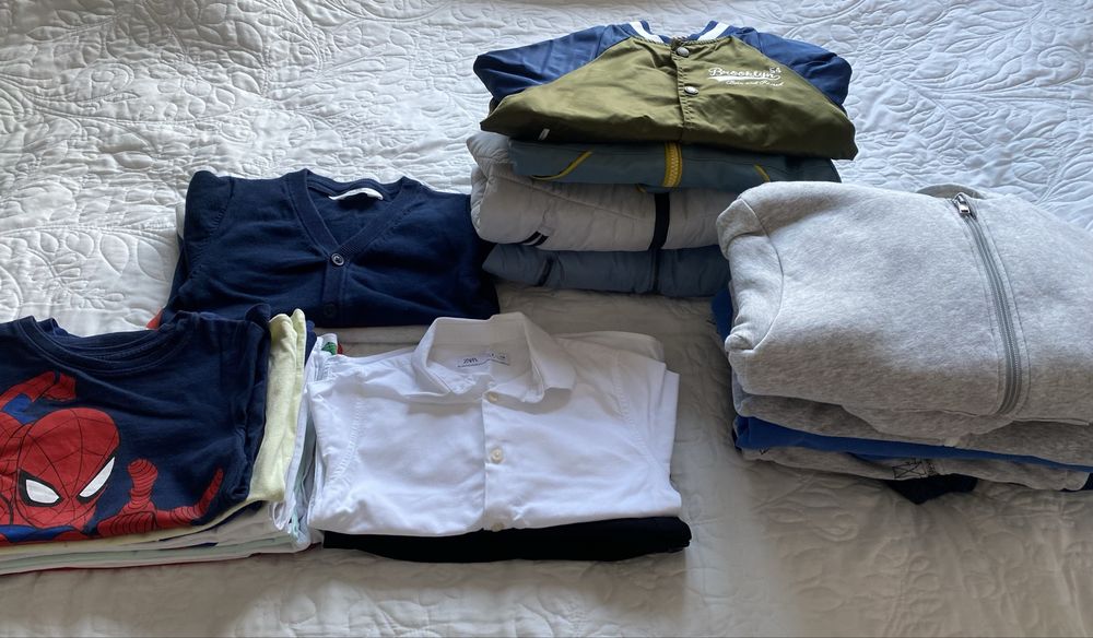 Paka ubrań dla chlopca rozmiar 110/116