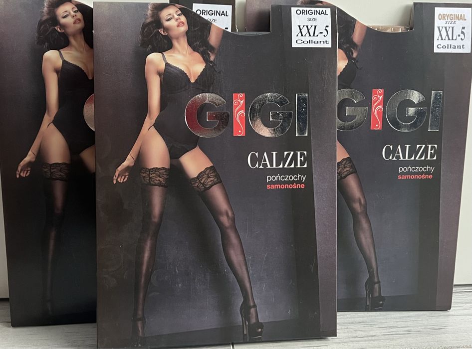 Zestaw pończoch samonośnych 3 sztuki r.XXL-5