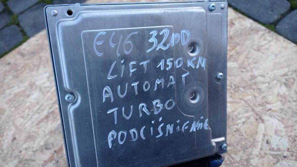 Komputer Sterownik zestaw startowy BMW E46 M47N 2,0d 150KM AUTOMAT