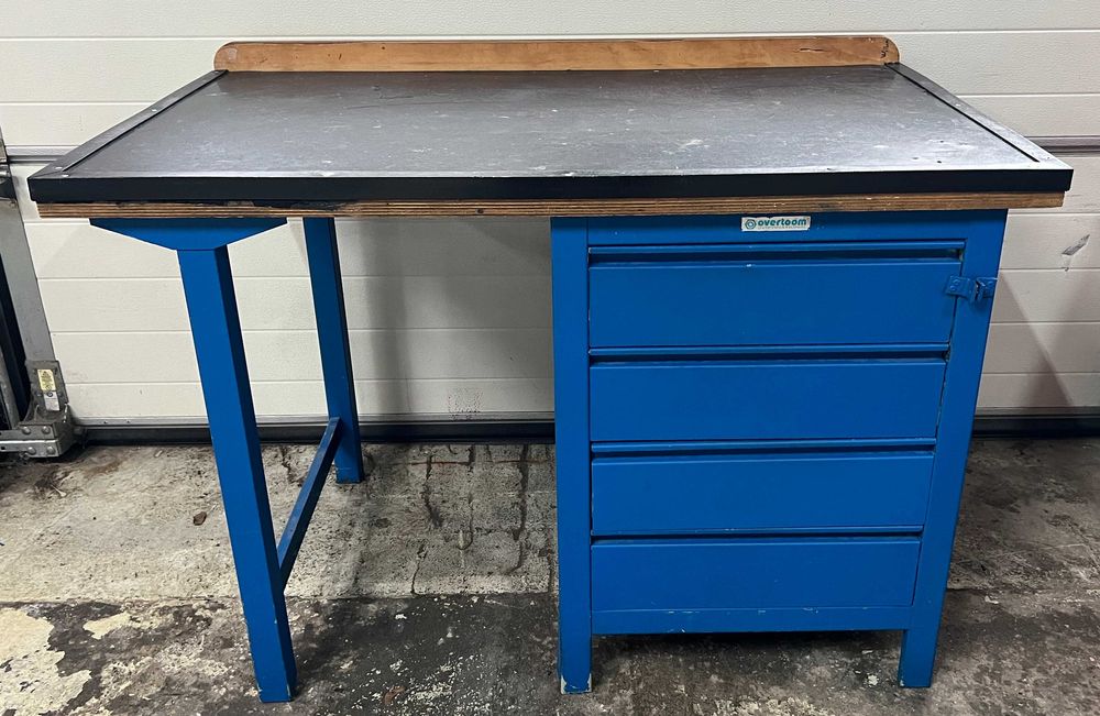 Stół warsztatowy roboczy techniczny blat 4cm holenderski 120x77x86