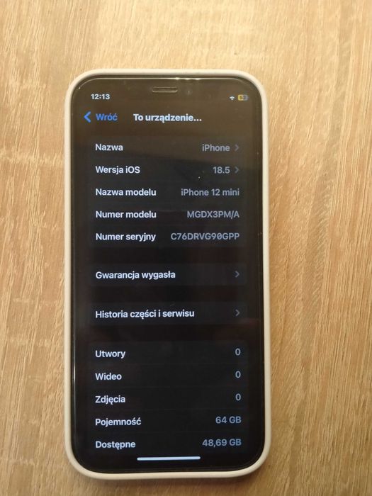 iPhone 12mini 64gb bat 97%