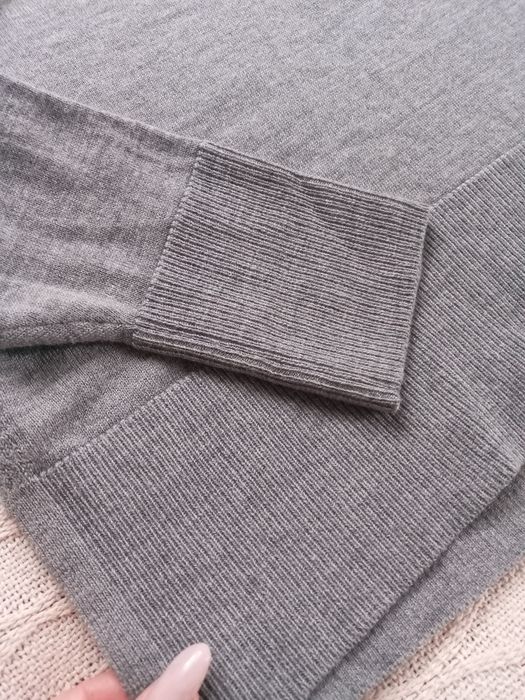 100% wełna merynosów sweter XXL oversize