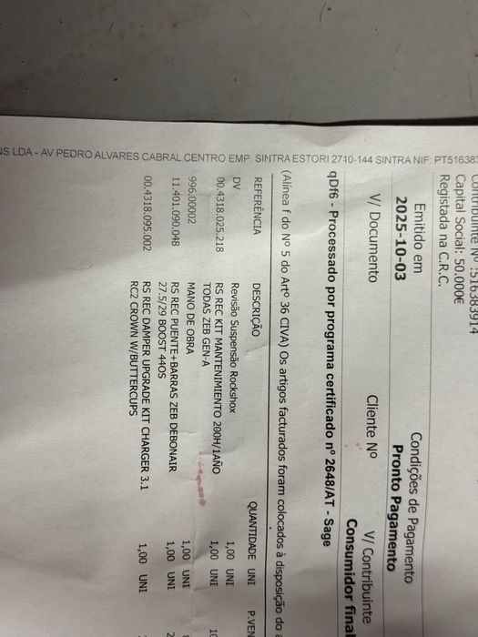 Suspenção Rockshhox ZEB ultimate charger 3.1 RC2 170mm 29”