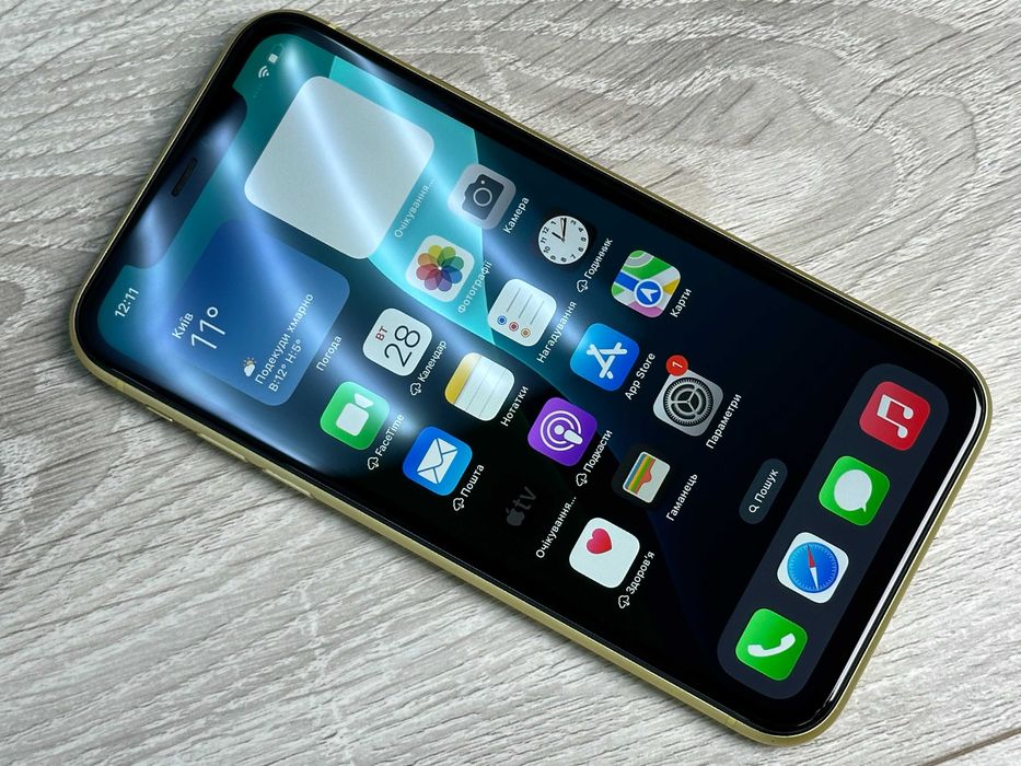 Apple iPhone 11 - 64GB - Yellow Neverlock 100% АКУМУЛЯТОР