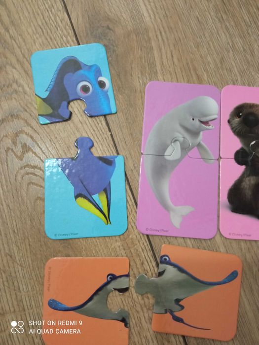Puzzle 2+ Disney gdzie jest dory 10w1