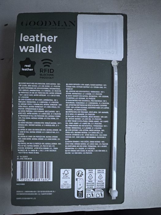 męski portfel skórzany