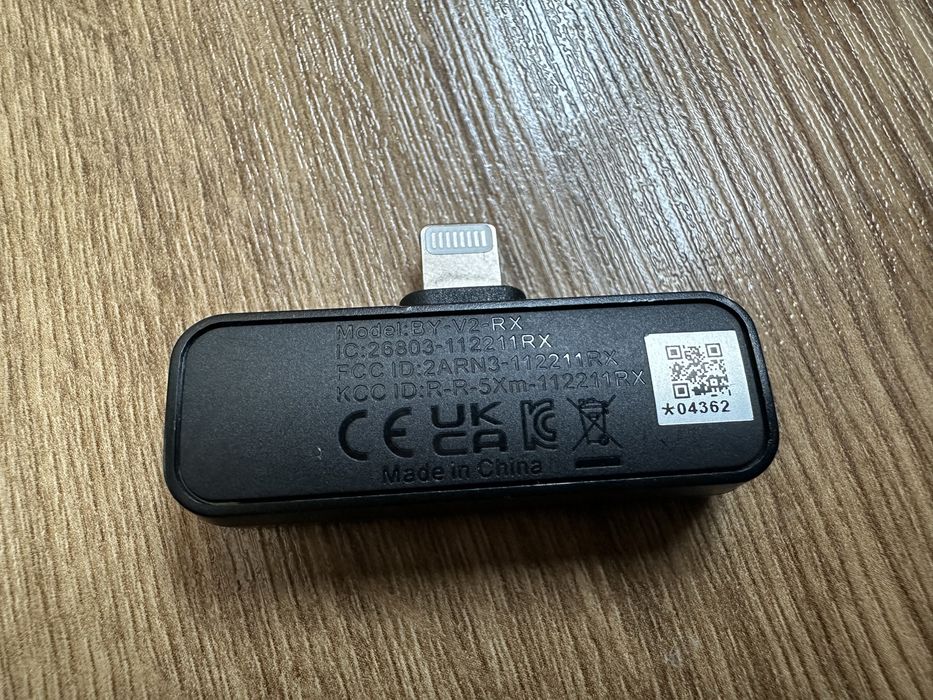 Продам мікрофони Boya BY-V2 lighting айфон