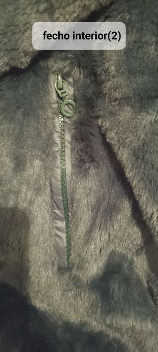 Colete acolchoado XL verde escuro- bem quente