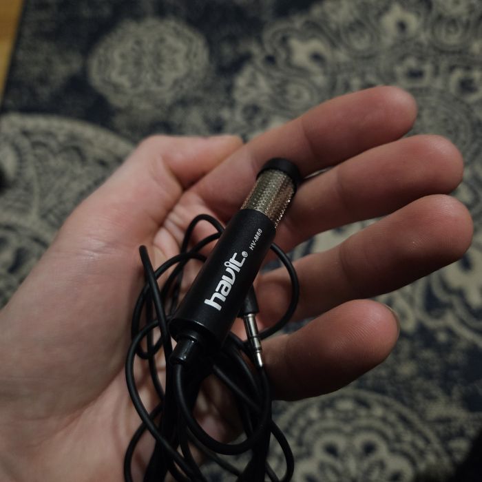 Мікрофон Havit HV-M60 mini петличний мікрофон хавіт