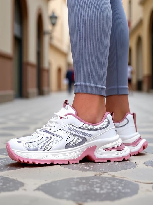 6 KOLORÓW 36 37 38 sneakersy 39 40 adidasy na platformie grubej podesz