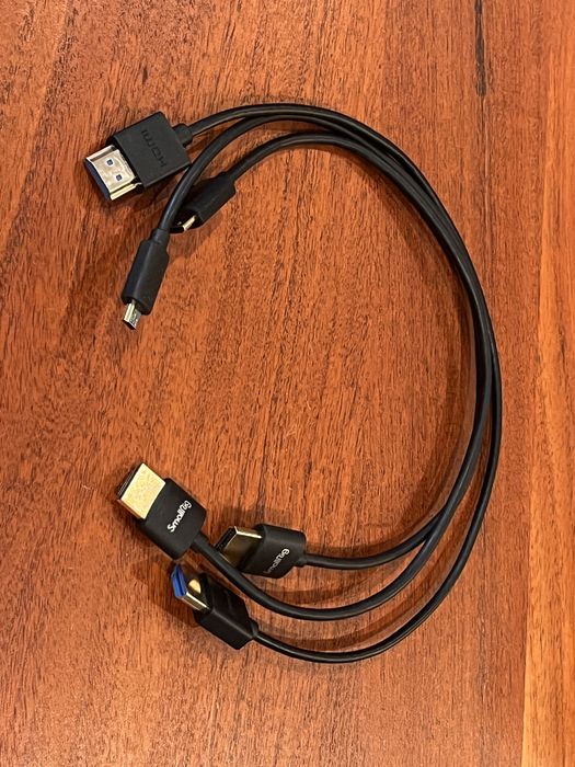 3x kable HDMI, mini HDMI, micro HDMI SMALLRIG